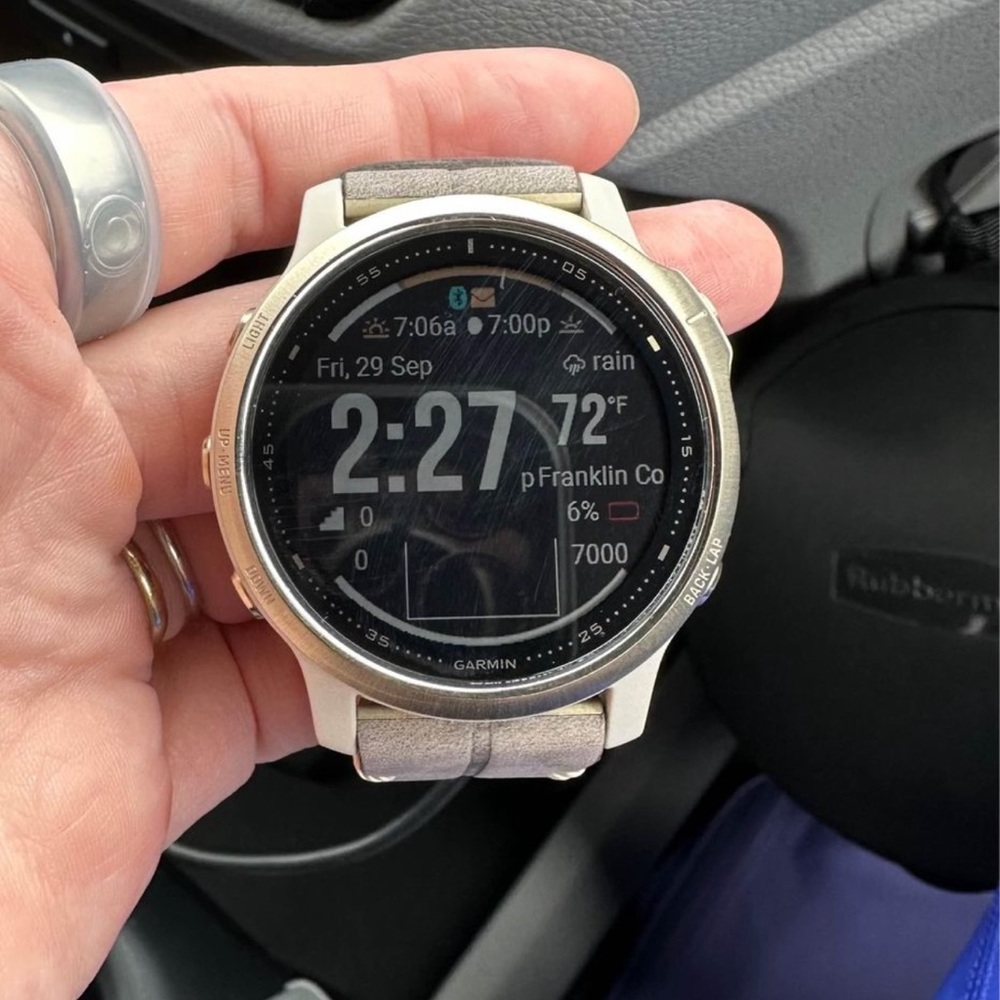 Garmin Fenix 6s Sapphire Watch. Perfect condition, comes with 3 straps